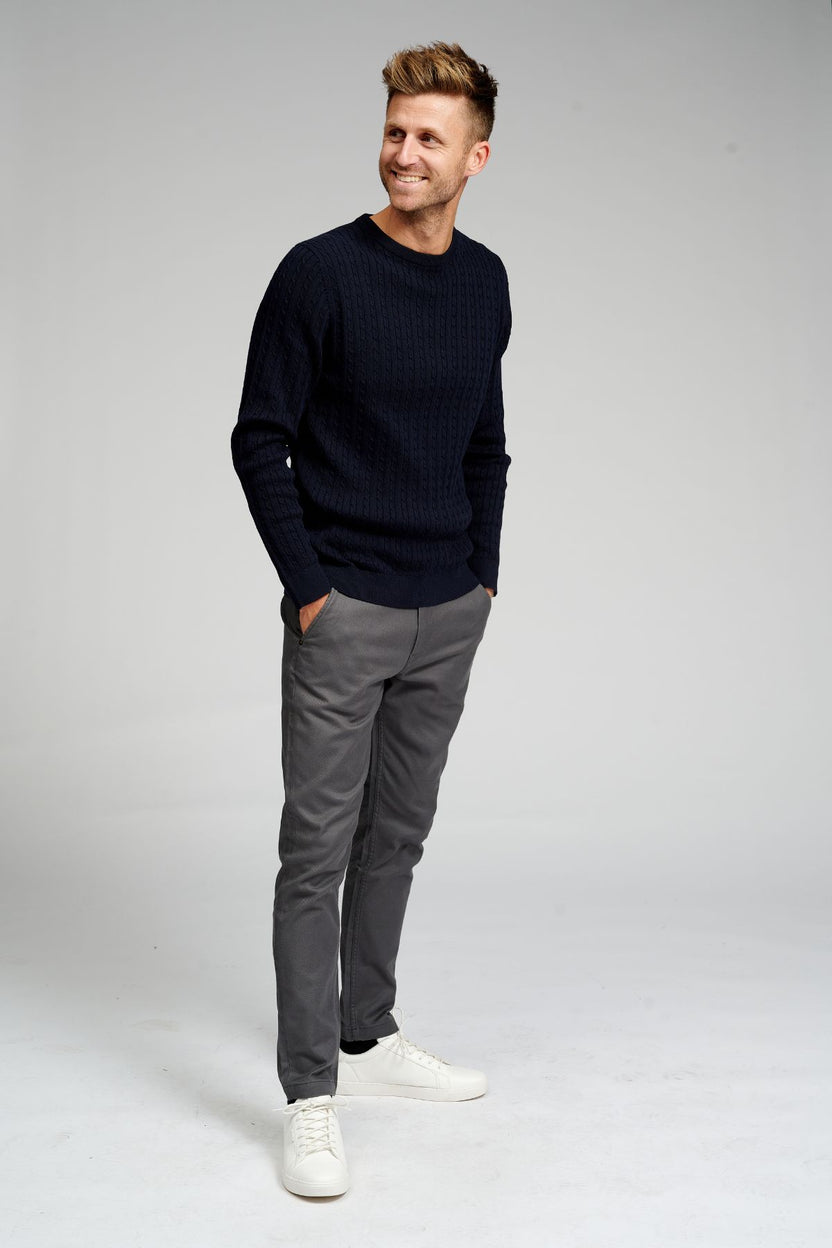 Cable Knit Crewneck - Package Deal (2 Stk.)