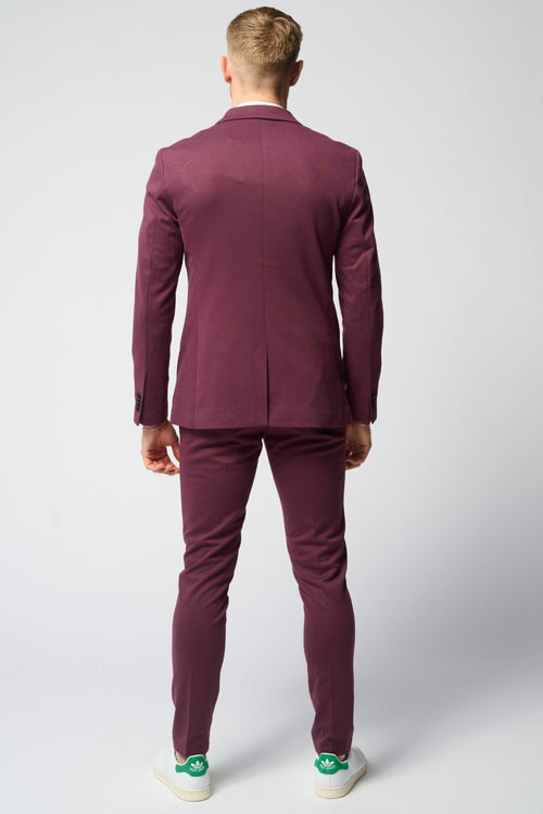 Performance Suit™️ (Burgundy) + Performance Shirt - Package Deal (V.I.P) - TeeShoppen Group™ - Suit - TeeShoppen