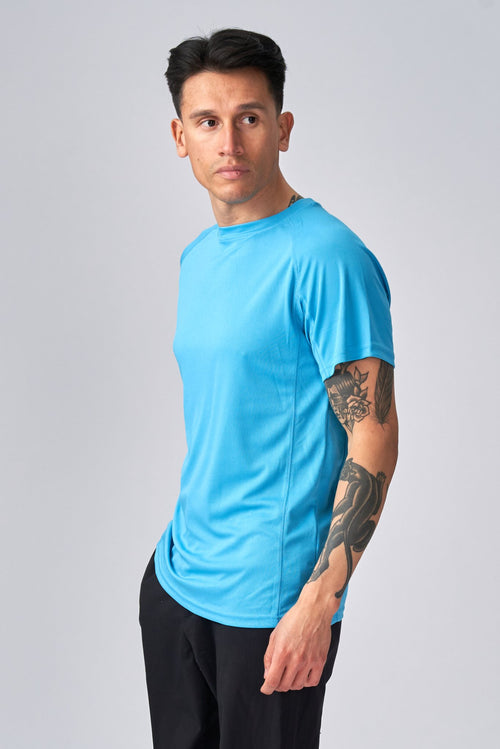 Training T-shirt - Turquoise blue - TeeShoppen Group™ - T-shirt - TeeShoppen