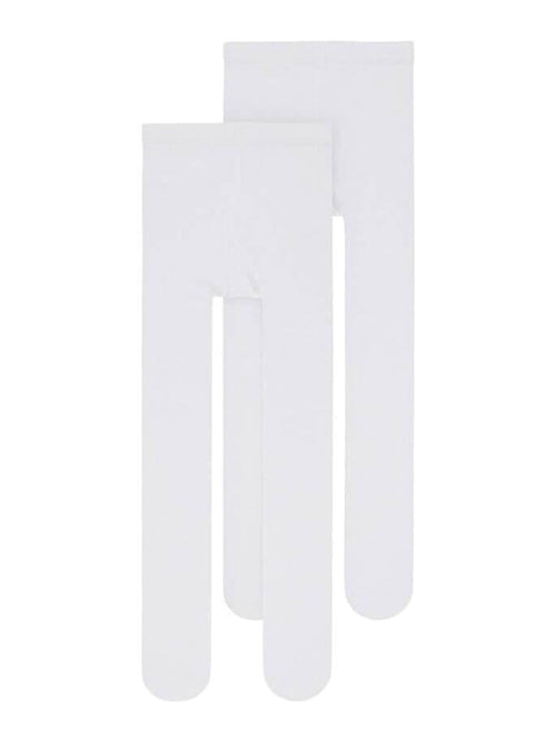 2-pack tights - White - TeeShoppen Group™ - Underwear - Name It