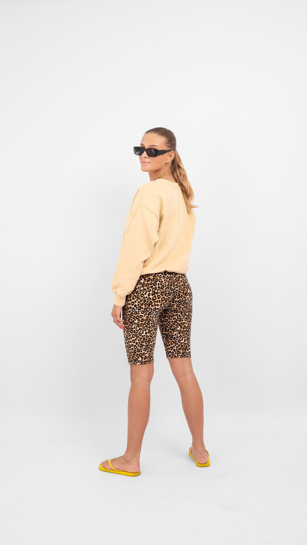 Alma Cycle Shorts - Leopard