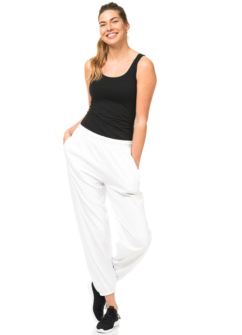 Basic Sweatpants - Ash gray (women) - TeeShoppen Group™ - Pants - TeeShoppen