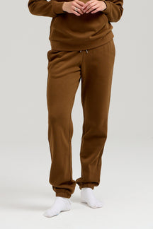 Basic Sweatsuit mit Hoodie (Brown) - Paketgeschäft (Frauen)