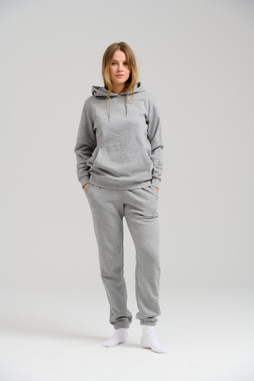 Basic Sweatpants - Light Grey Melange - TeeShoppen Group™ - Pants - TeeShoppen