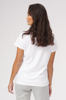 Basic T -Shirt - Weiß