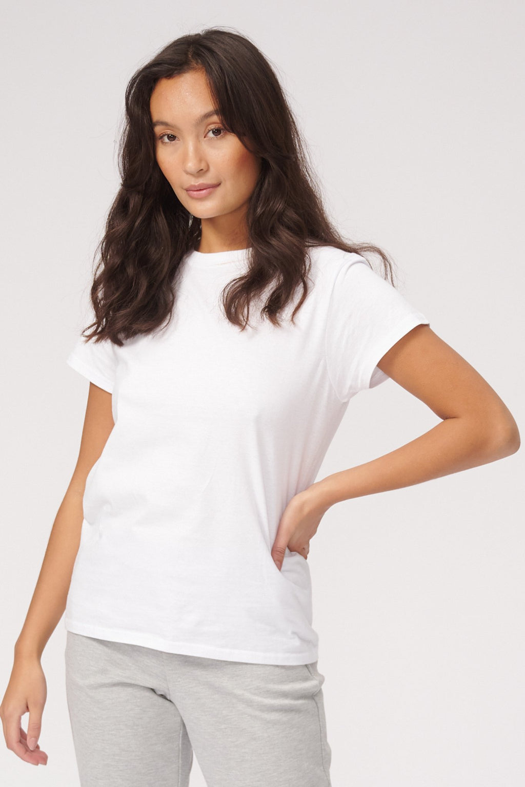 Basic T -Shirt - Weiß