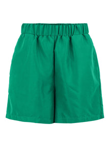 Chrilina High Taille Shorts - Einfaches Grün
