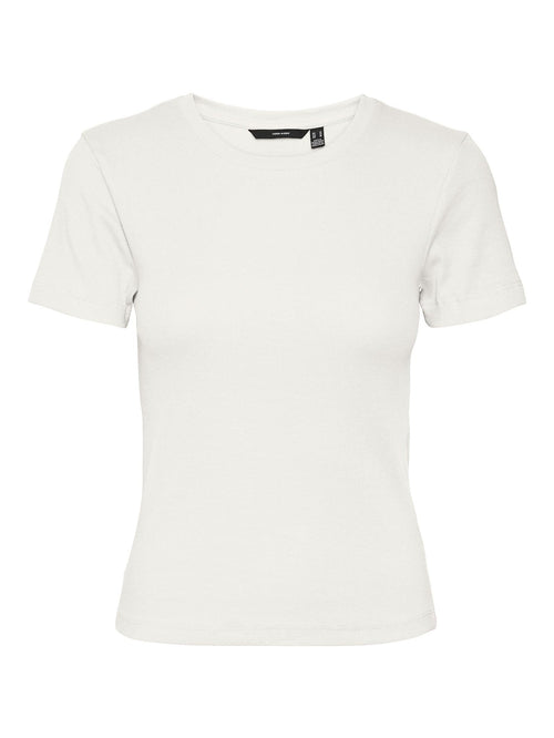 Ezra T-Shirt - Snow White - TeeShoppen Group™ - T-shirt - Vero Moda