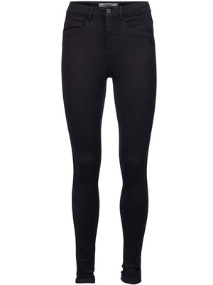 High skinny fit jeans - Black - TeeShoppen Group™ - Jeans - ONLY