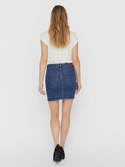 Hot Seven Skirt - Blue Denim - TeeShoppen Group™ - Skirt - Vero Moda