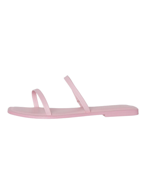 Leather Sandals - Roseate Spoonbill - TeeShoppen Group™ - Shoes - Vero Moda
