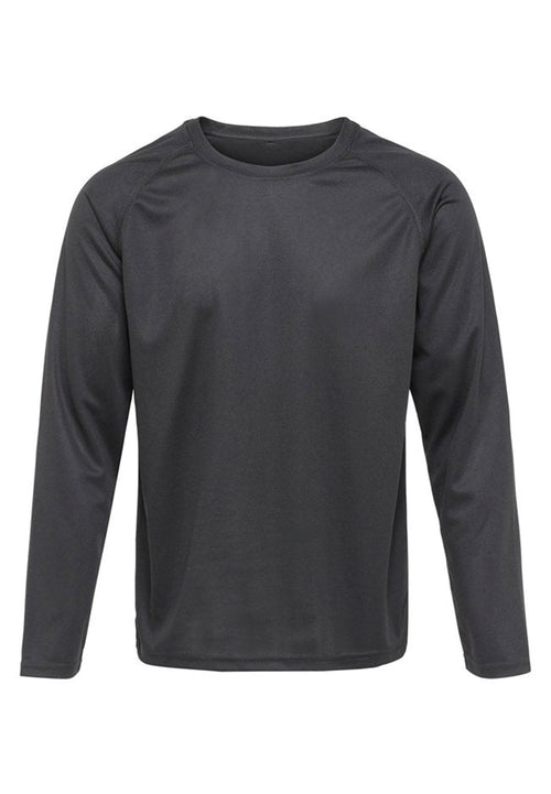 Long-sleeved Training T-shirt - Black - TeeShoppen Group™ - T-shirt - TeeShoppen