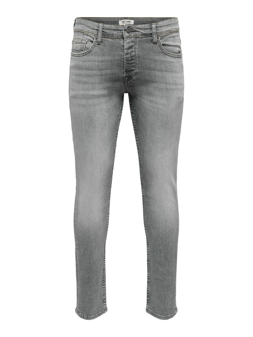 Webstuhl schlanke graue Jeans - grau