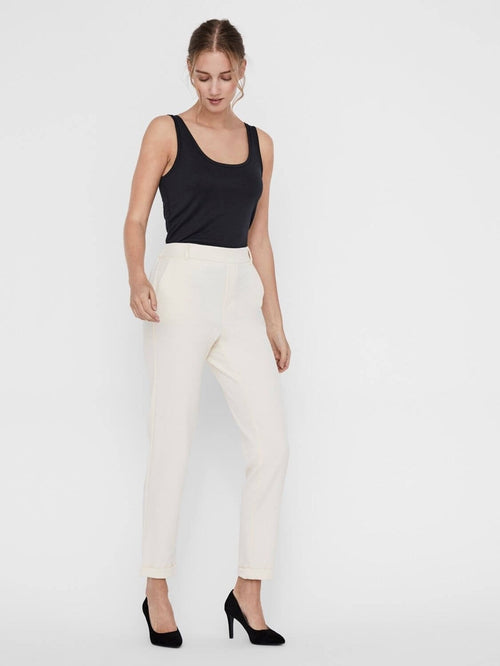 Maya Pants (wide model) - Birch - TeeShoppen Group™ - Pants - Vero Moda