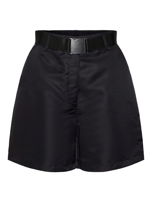 Neco High-Waist Shorts - Sort - TeeShoppen Group™ - Shorts - Vero Moda
