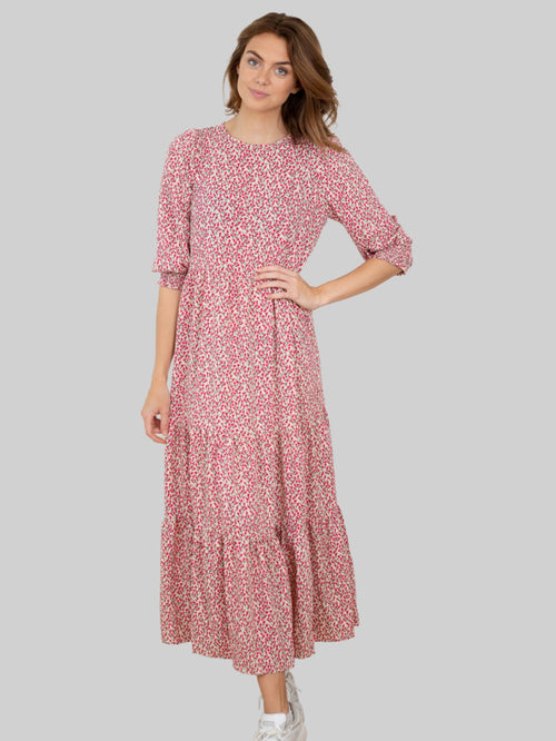 Nethe Dress - Birch FUCHSIA - TeeShoppen Group™ - Dress - Vero Moda