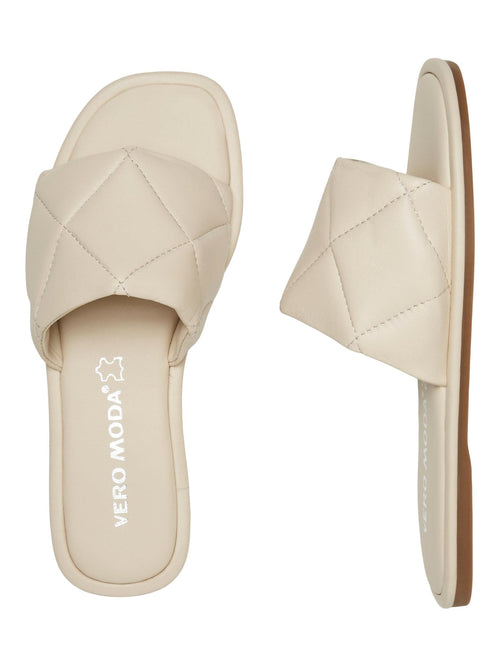 Nia Leather Sandal - Birch - TeeShoppen Group™ - Shoes - Vero Moda