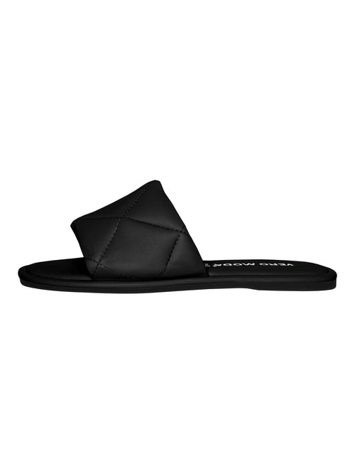 Nia Leather Sandal - Black - TeeShoppen Group™ - Shoes - Vero Moda