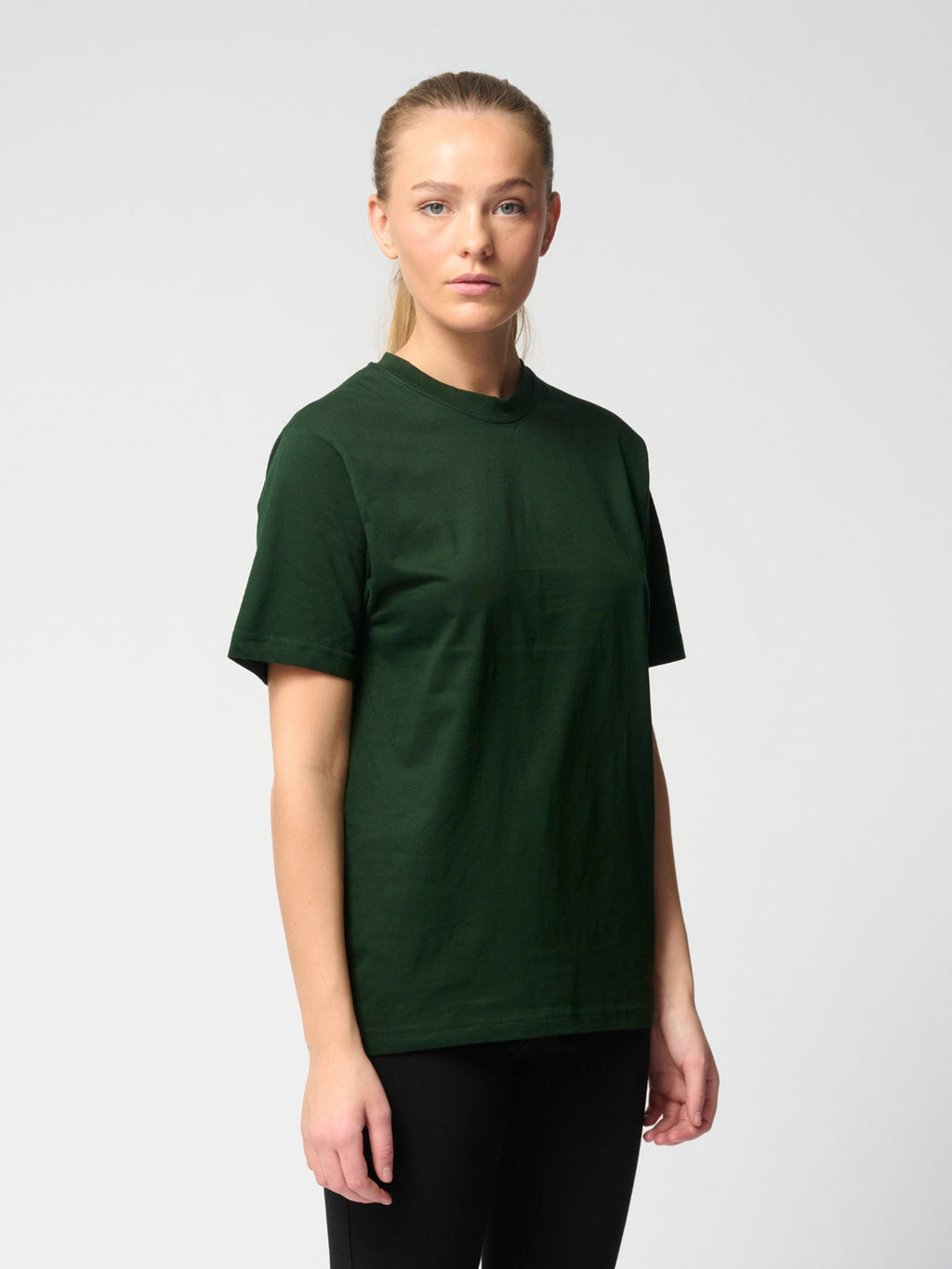 Oversized t-shirt - Flaschengrün