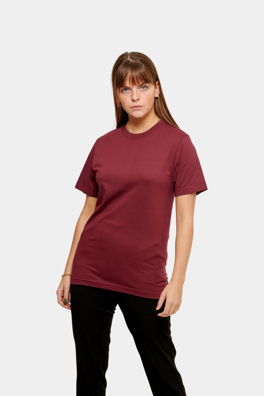 Oversized t-shirt - Burgunderrot