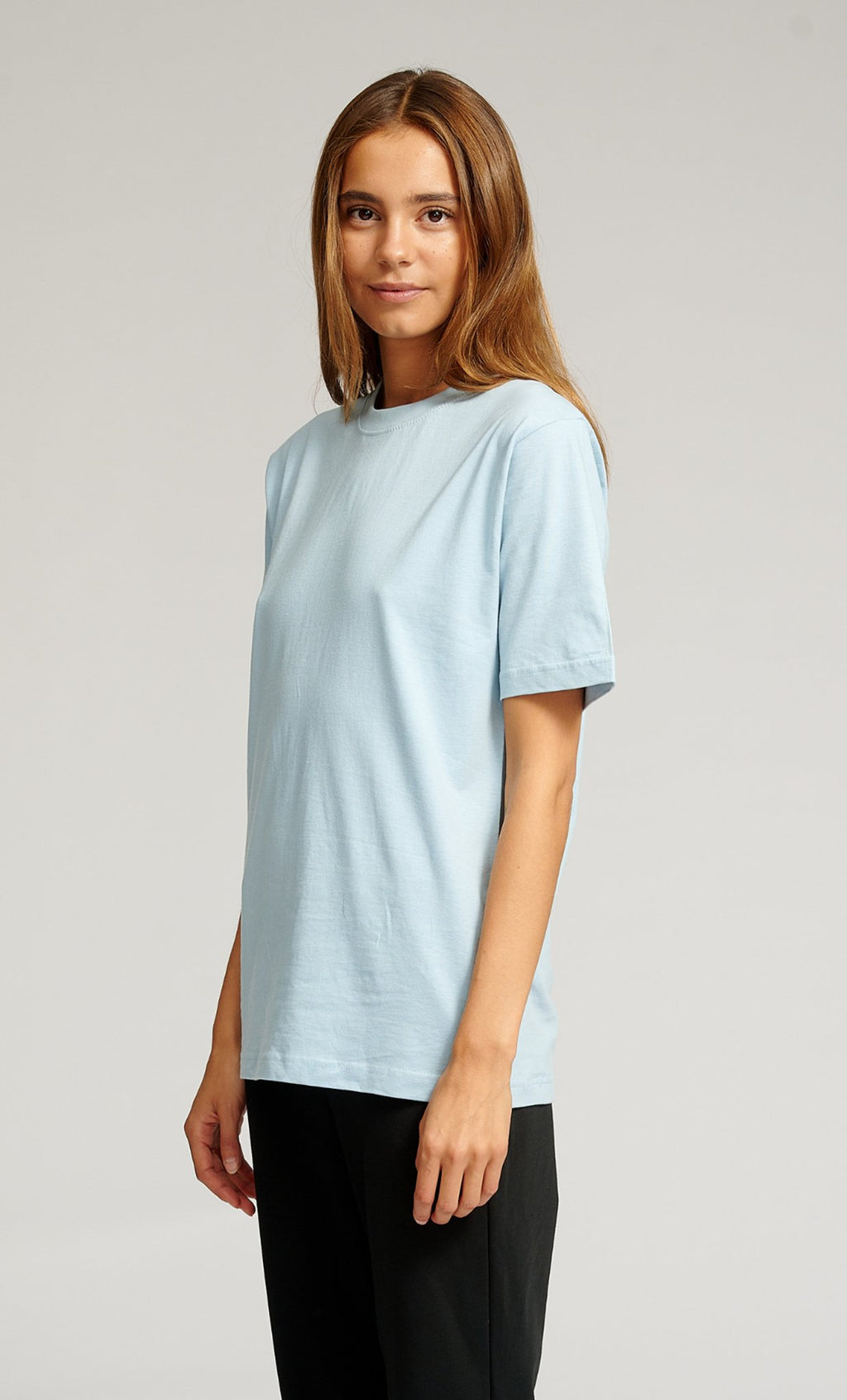 Oversized t-shirt - Hellblau (Damen)
