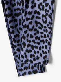 Gemusterte Leggings - Blue Leopard