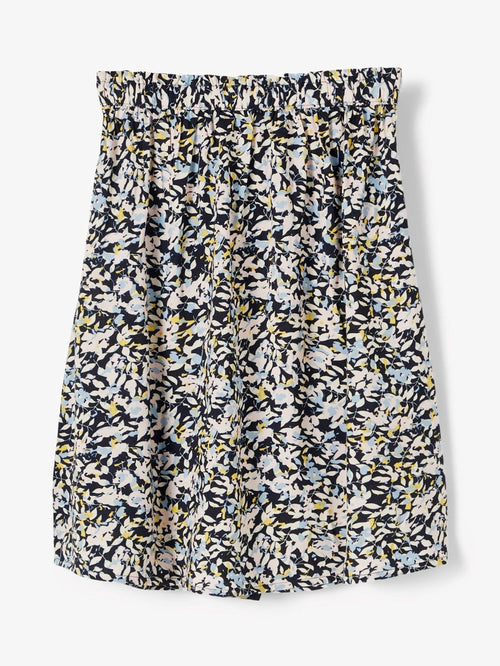 Patterned mini skirt - Dark Blue - TeeShoppen Group™ - Skirt - Name It