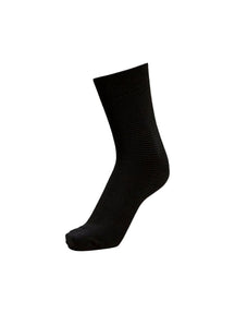 Premium -Rippen -Socken - schwarz (10 PCs).