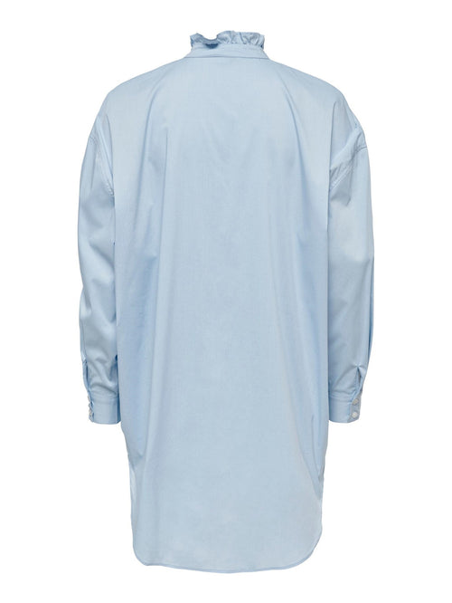 Sofia Frill Bluse - Airy blue - TeeShoppen Group™ - Formal Shirts & Blouses - ONLY