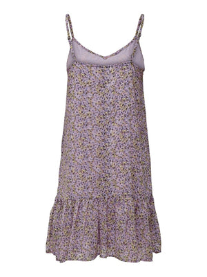 Star Singlet Dress - Lemon Meringue - TeeShoppen Group™ - Dress - ONLY