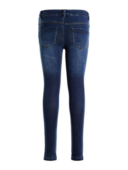 Superbløde Jeggings - Dark Blue Denim - TeeShoppen Group™ - Jeans - Name It