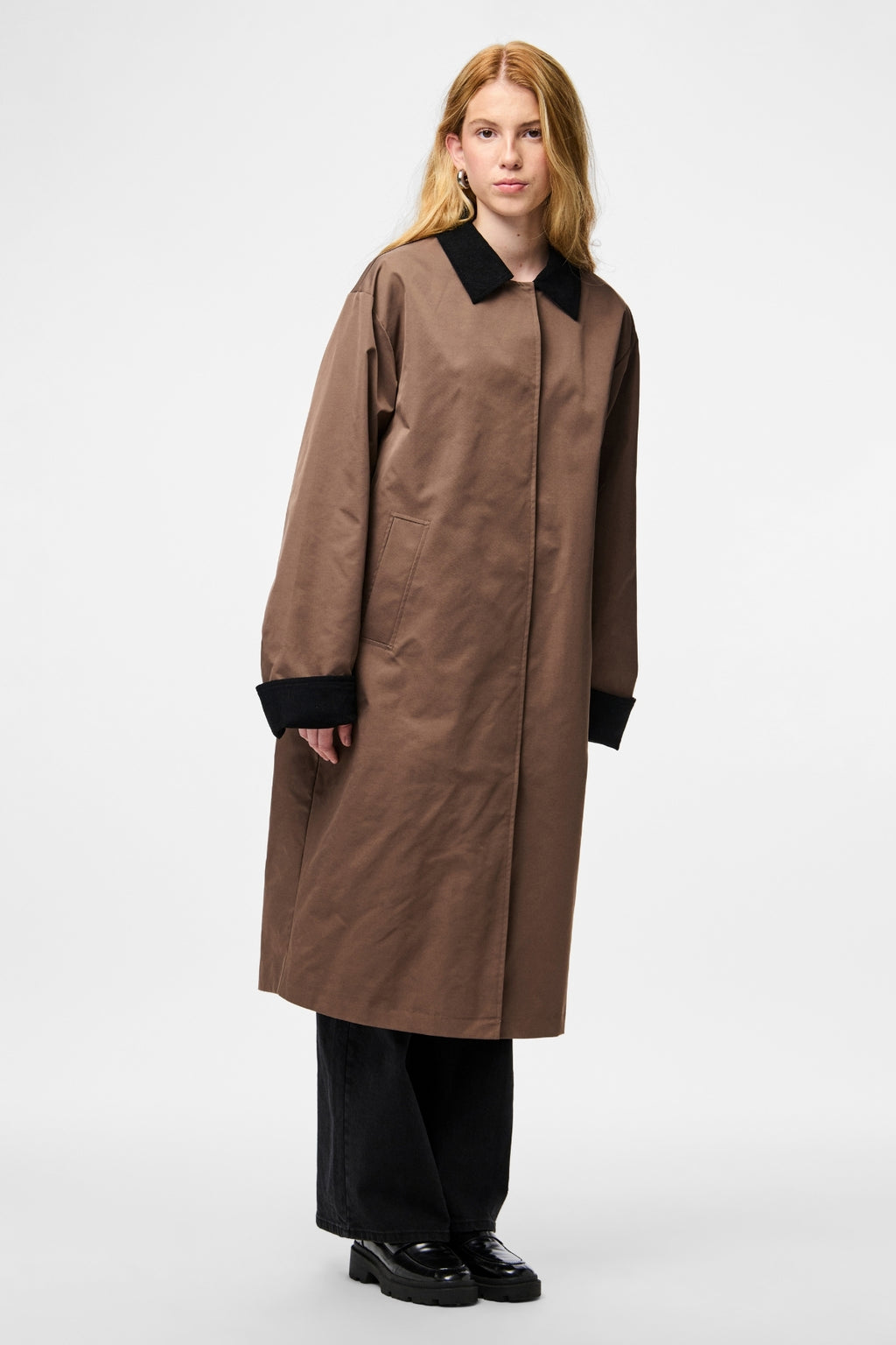 Jorma Lange leichte Jacke – Kaffeequarz Schwarz