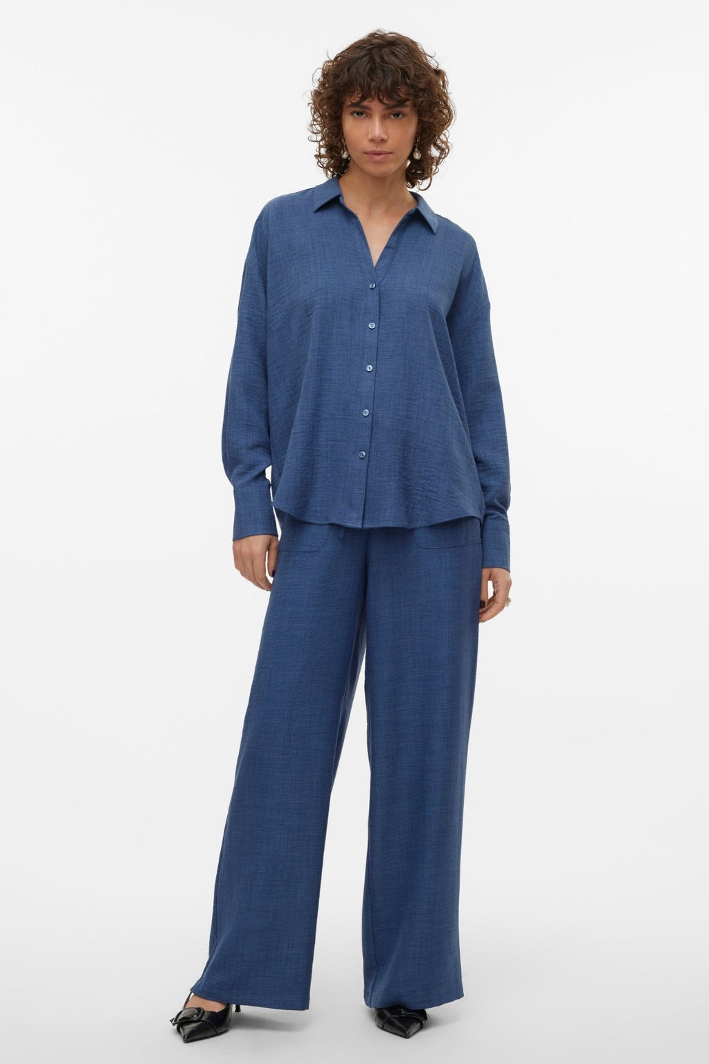Melaney Loose Pant - Marine Blazer