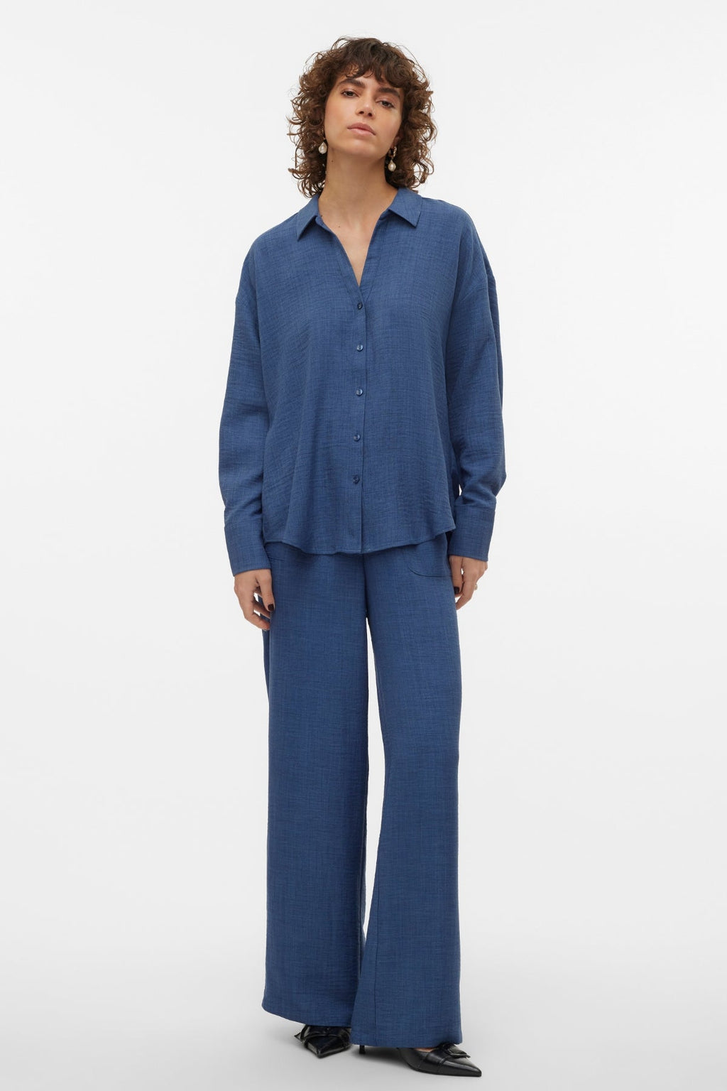 Melaney Queeny Shirt - Navy Blazer