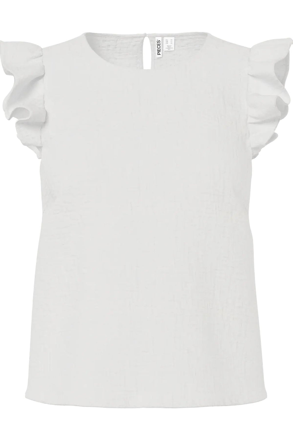 Sastina O-Neck Top – Cloud Dancer