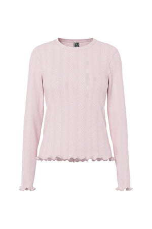 Marie O-Ausschnitt-Top – Rosa Löffler