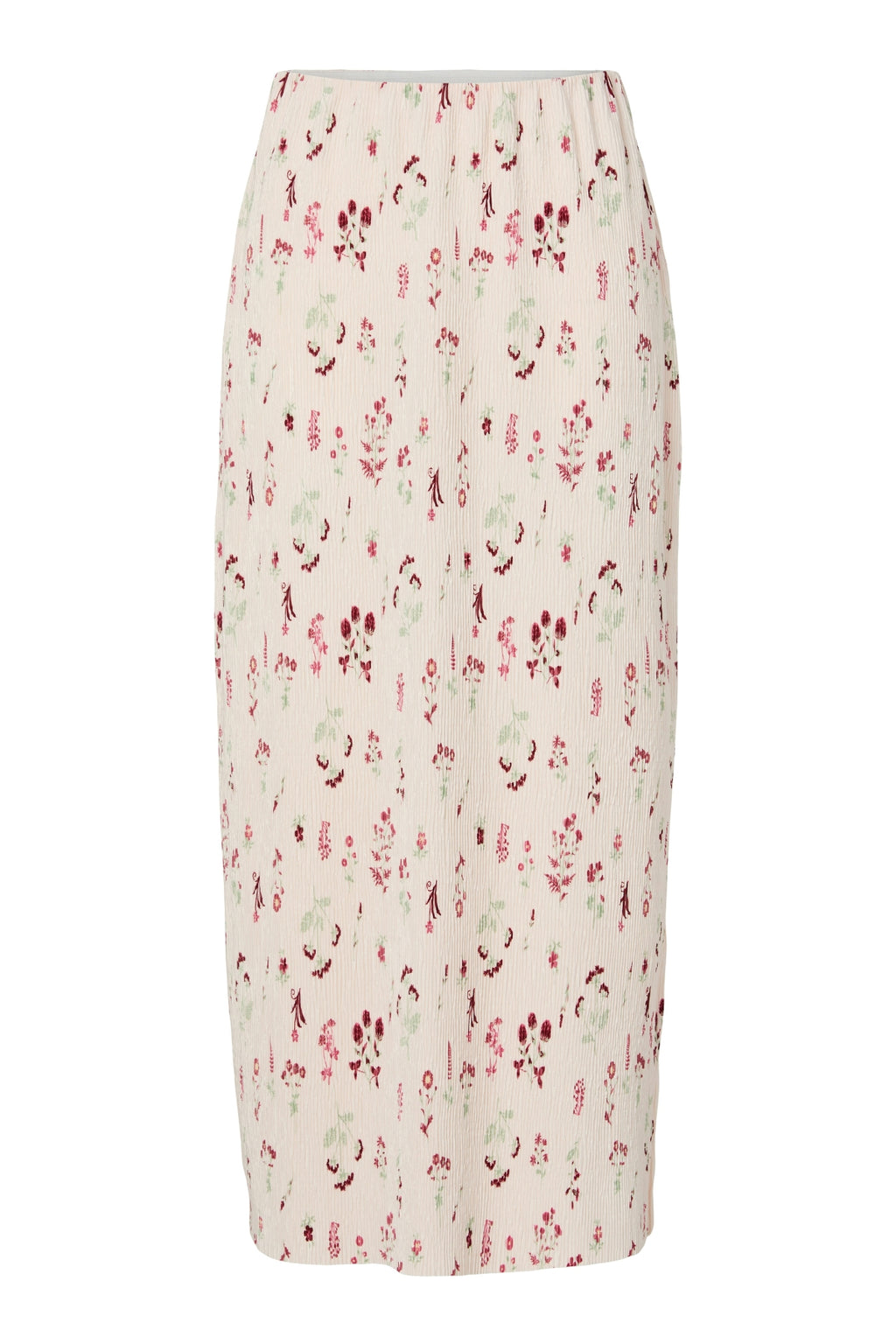Flora Knöchelrock mit hoher Taille – Blütenblattrosa