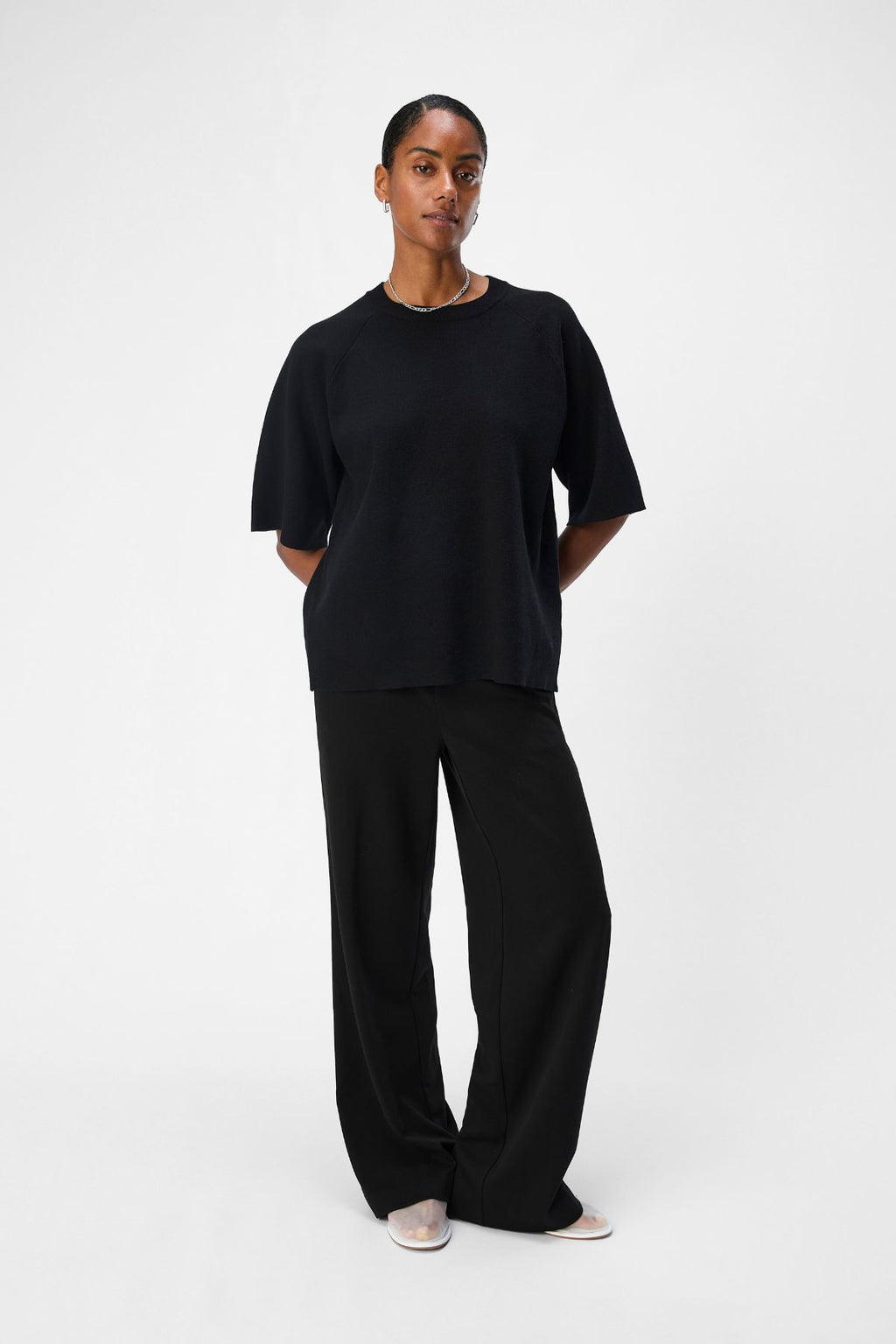 Reynard 2/4-Strickpullover - Schwarz