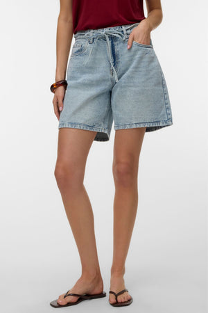 Wiengürtel Shorts Mix – Hellblauer Denim