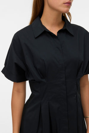 Friba kurzes Kleid - Schwarz