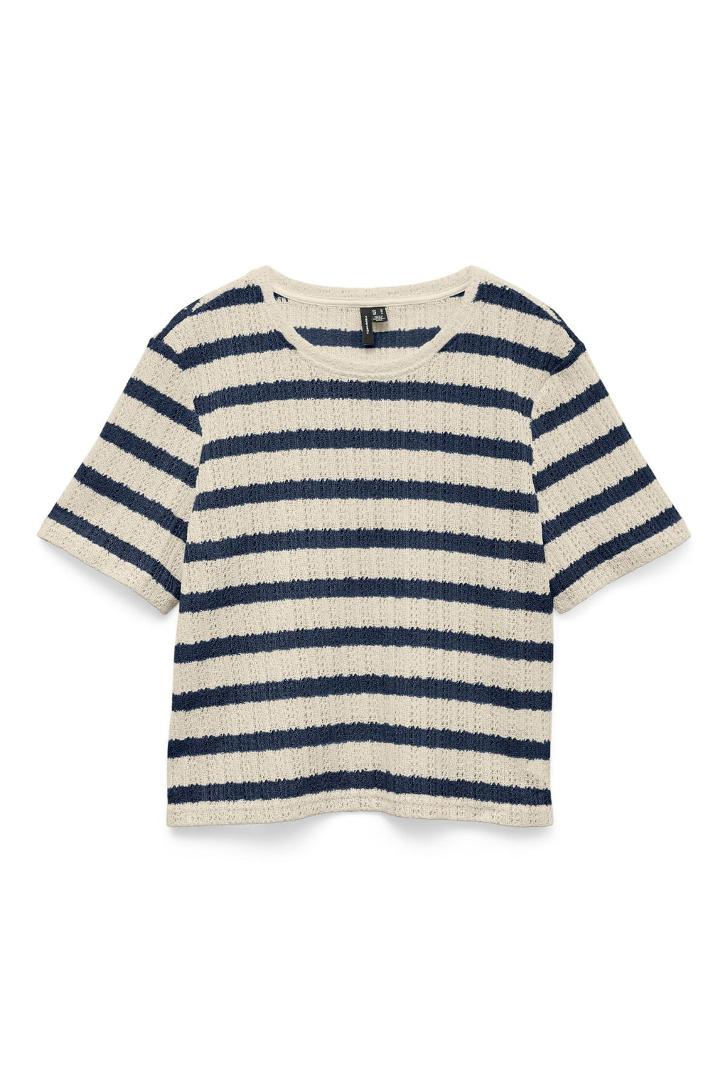 Freja Top - Birkenstreifen - Navy Blazer