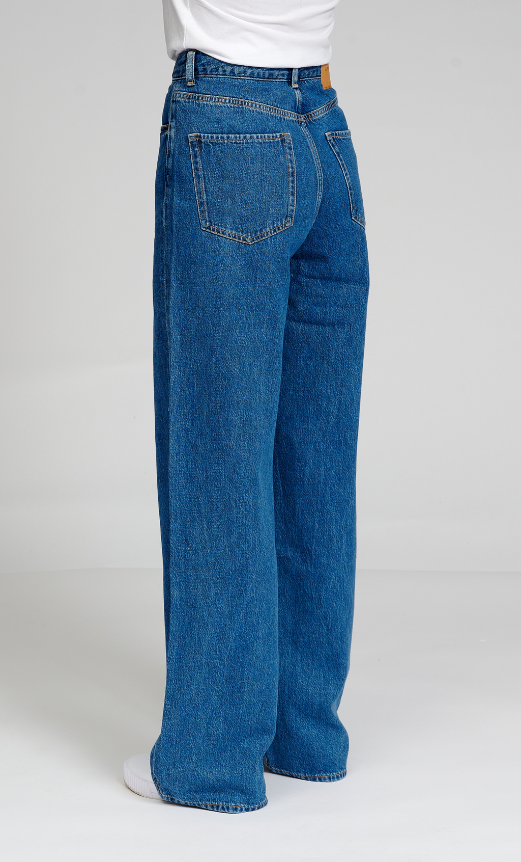 The Original Performance Weite Jeans - Mittelblauer Denim