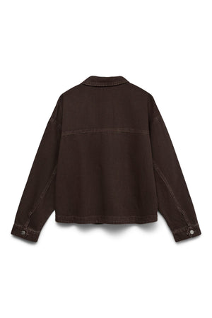 Jamie Denim Shacket – Chocolate Tort-Washed
