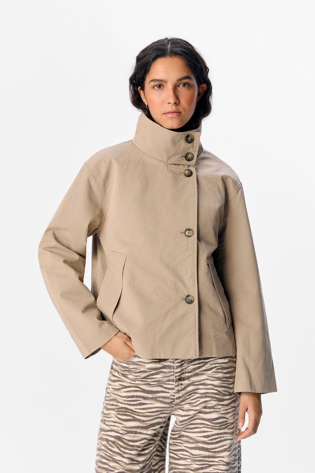 Gro Re Kurzjacke – Desert Taupe
