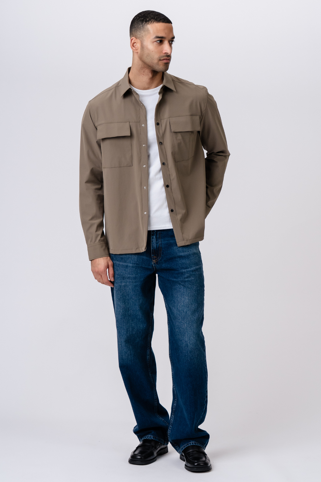 Silas-Overshirt – Khaki