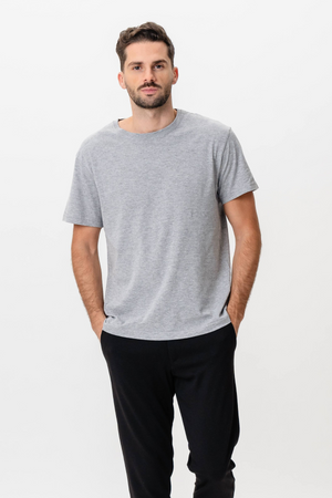 Basic Joy T -Shirt - Oxford Gray