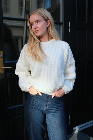 Gabriela -Strick - Weiß