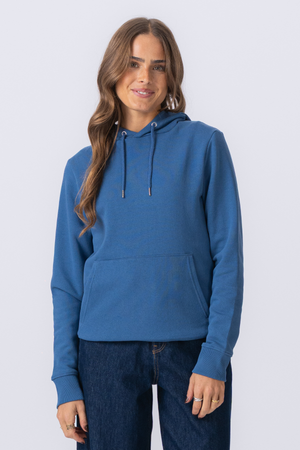 Sweatshirt Hoodie - Staubblau