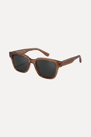 Simon Sonnenbrille - Transparent-Braun