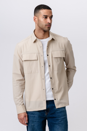 Silas-Overshirt – Beige